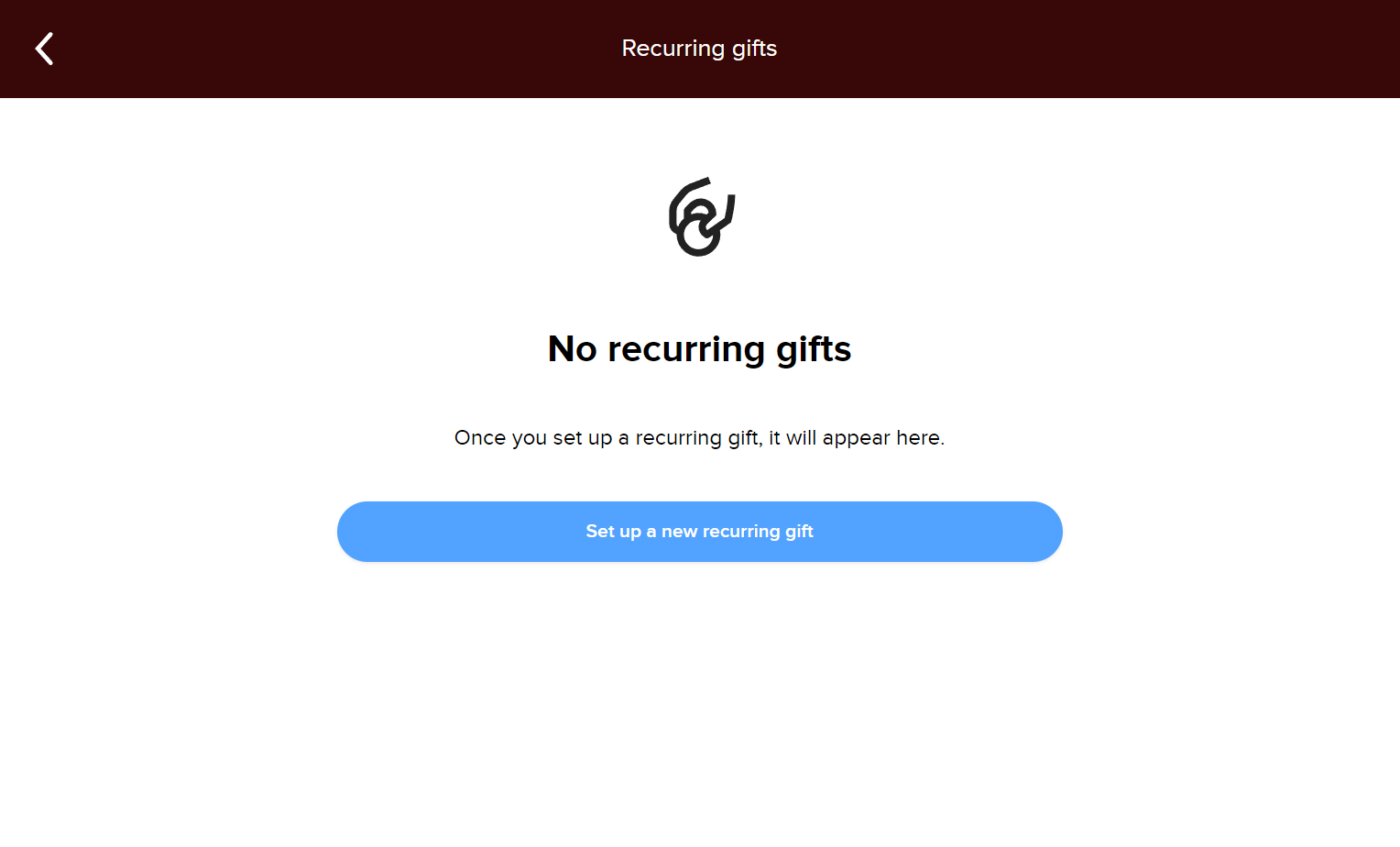 CBC giving page delete gift link on SubSplash